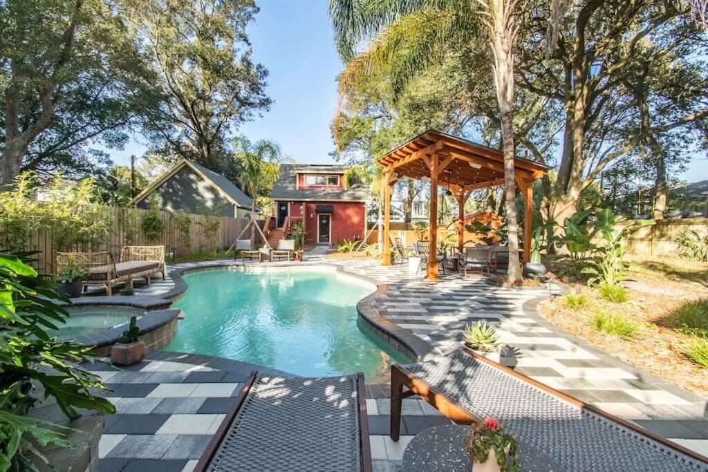 Unique Studio W Pool Spa & Gardens Near Downtown Jacksonville Ngoại thất bức ảnh